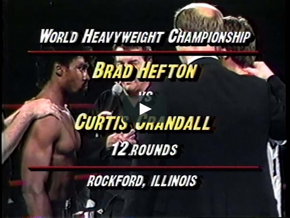 Brad Hefton Vs. Curtis Crandall (1985) Underground MMA Underground
