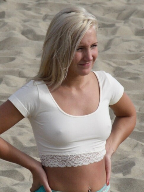 Petite torture saggy tits gym