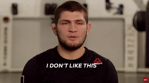 I Dont Like This Ufc 209 GIF - Find & Share on GIPHY
